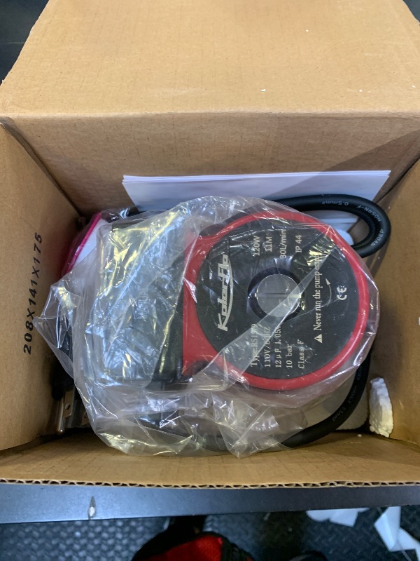 Photo 1 of Hot Water Recirculating Pump,120W 110V Automatic Circulating Pump/Booster Pump Stainless Steel Head NPT 3/4",15-9S Three Speed Control for Electric Water Heater System