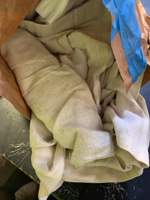 Photo 1 of 3 Piece Men's Linen Suit,Slim Fit Suits Set for Men Two Buttons Grooms Suits for Summer Beach Wedding,Beige,L