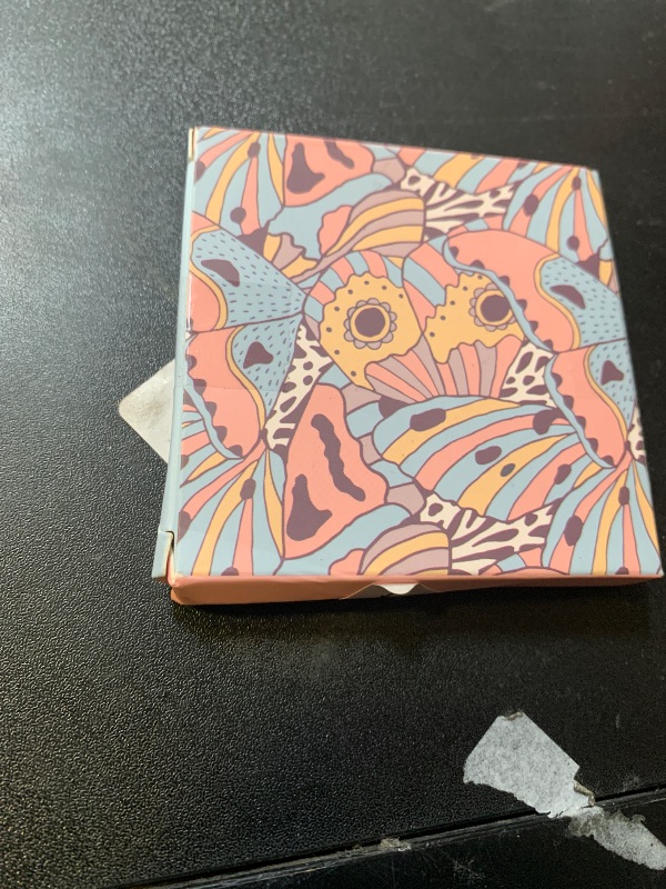 Photo 1 of LISEVO Magnetic Phone Ring Holder Compatible with MagSafe - Cell Phone Grip Magnet Removable Finger Ring Grip Stand Cute Kawaii Design for iPhone 17 Pro Max 16 15 14 13 12 Series Blue Little Flower