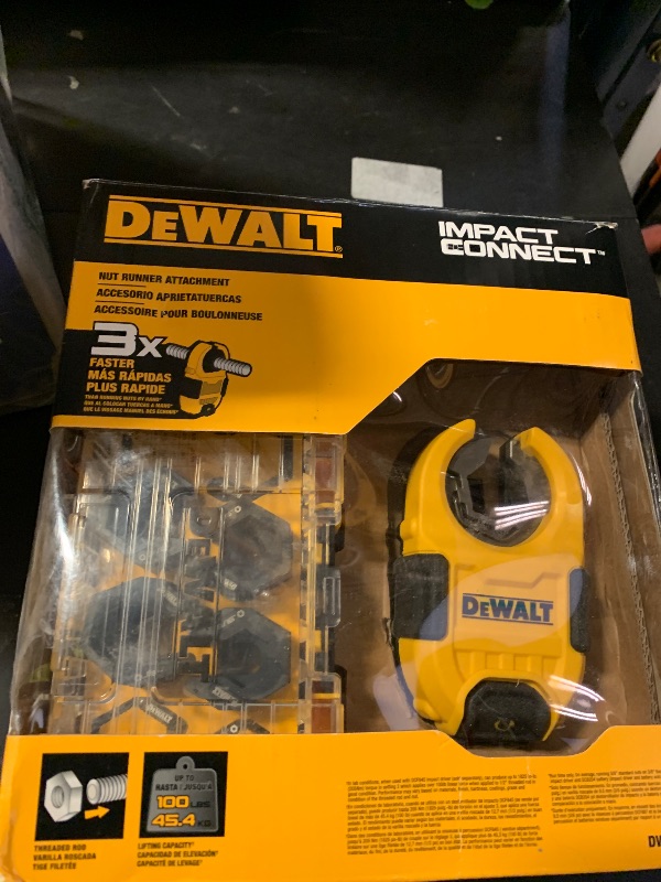 Photo 1 of DEWALT IMPACT CONNECT Nut Runner Attachment for Impact Driver, Tool for MEP Mechanical, Electrical, or Plumbing Jobs (DWANRRIR)