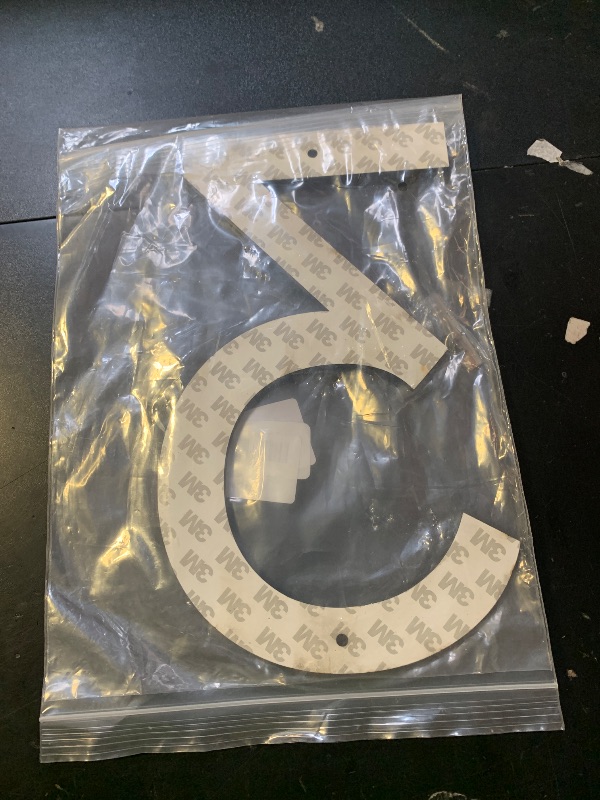 Photo 1 of 10 Inch Address Numbers for House 3 - Easy Installation With Screw Set, Includes Hardware for Flush or Floating Mount, Frosted Matte Black Acrylic Address House Numbers for Door, Exterior, Porch