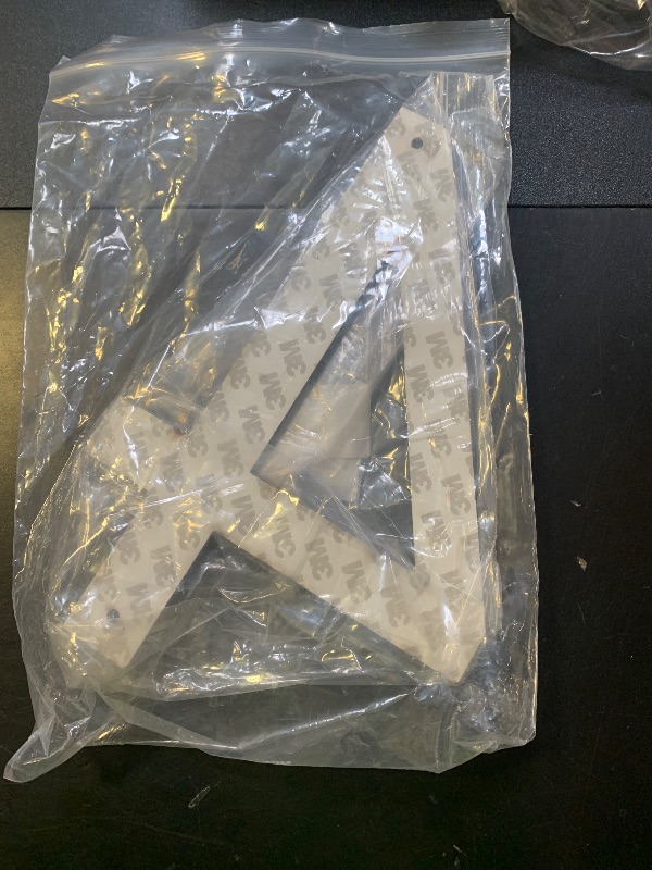 Photo 1 of 10 Inch Address Numbers 4 - Easy Installation With Screw Set, Includes Hardware for Flush or Floating Mount, Frosted Matte Black Acrylic Address House Numbers for Door, Exterior, Porch