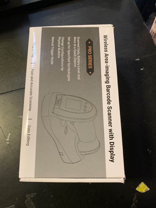 Photo 1 of Tera Barcode Scanner Wireless with Screen: Pro Version 1D 2D QR with Setting Keypad Charging Cradle Works with Bluetooth 2.4G Wireless USB Wired Handheld Bar Code Reader HW0009