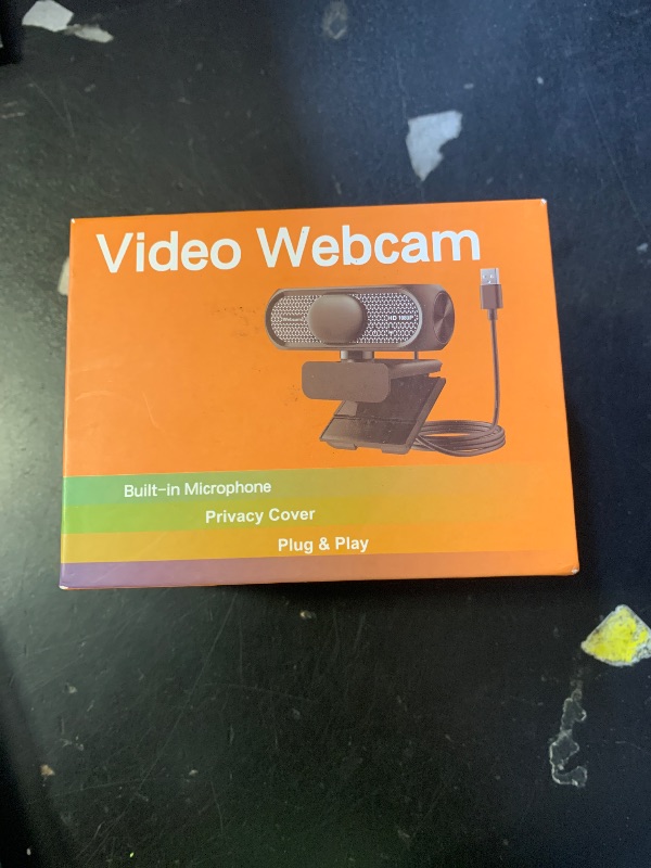 Photo 1 of Shcngqio 1080P HD Webcam with Microphone, Noise Cancellation, Privacy Cover, Wide-Angle Lens, Auto Light Correction, Plug & Play USB Webcam for Laptop, Desktop, PC, Mac, Zoom, Skype, Streaming (Black)