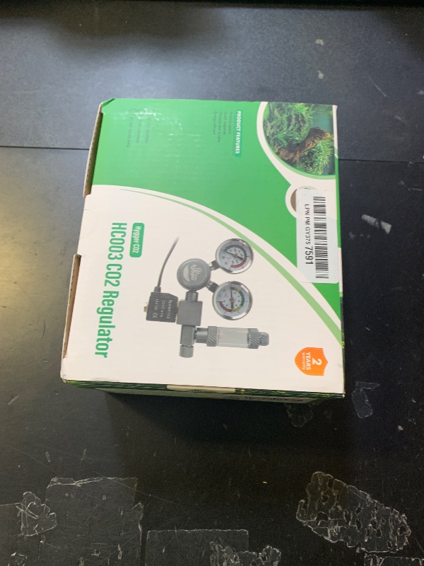 Photo 1 of Hygger CO2 Aquarium Co2 Regulator, Dual Gauge Accurate Display, with 12V DC Solenoid Valve, Bubble Counter and Check Valve,for Establishing CO2 System in Aquatic Plant Tank