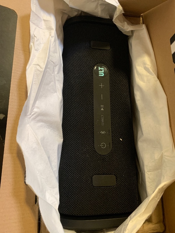 Photo 1 of Sony ULT Field 5 Wireless Portable Bluetooth Speaker, IP67 Waterproof, Dustproof, and Rustproof with Enhanced Bass, 25 Hour Battery, 360° Party Light, and Shoulder Strap (SRSULT50B), Black