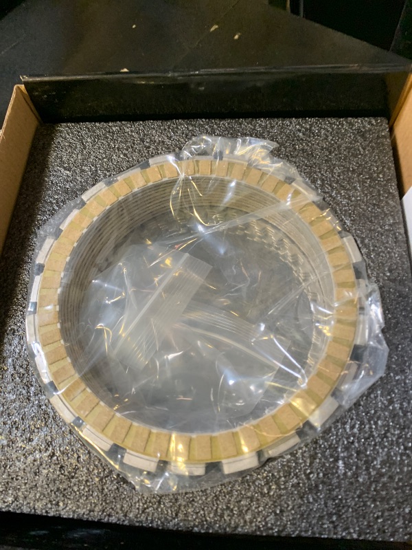 Photo 1 of Twin Cam Extra Clutch Friction Steel Plates 19pcs Clutch Kit Compatible with Harley 1999-2017 Softail Dyna Touring Trike Models,1998-1999 Evolution 1340