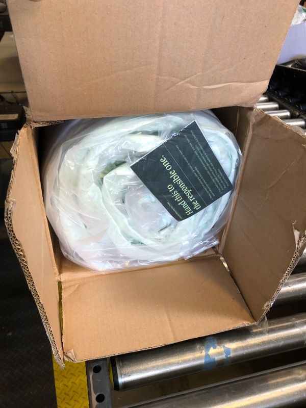 Photo 1 of Zinus 10 Inch Queen Green Tea Memory Foam Mattress [New Version], Fiberglass Free, Medium Firm Feel, Zoned Pressure Relief, Certified Safe Foams & Fabric, Mattress in A Box