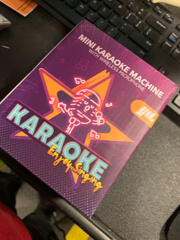 Photo 1 of YLL Karaoke Machine for Kids, Portable Mini Speaker with 2 Wireless Microphones, 2026 TOP Kids Gifts for Girls Ages 3, 4, 5, 6, 7, 8, 9, 10, 12 +Years Old, 4-12th Birthday Present Toy Party (Purple)