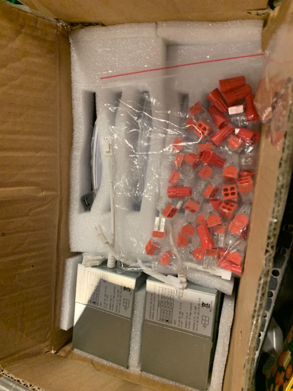 Photo 1 of Elaruslux 12 Pack 7 Inch 3CCT Ultra-Thin LED Recessed Light with Junction Box, 3000K/4500K/6000K Selectable, 18W Eqv 125W, Dimmable Canless Downlight, 1600LM High Brightness