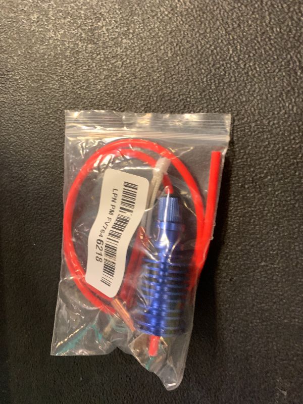 Photo 1 of Newwish i3 Mega All Metal Hotend 12V 40W Upgrade Kit for I3 Mega,Mega X,Mega S,Mega Pro 3D Printer Extruder V5 J-Head Hotend Replacement,Bi-Metal Heatbreak,Heater Block Aluminum,V6 Brass Nozzle 0.4mm