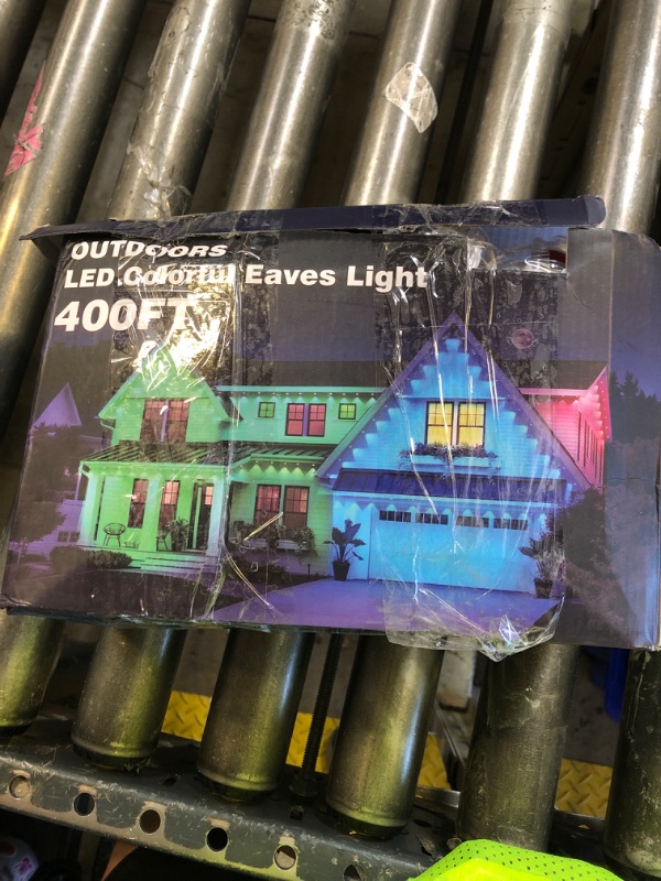 Photo 1 of CETELUMA 400Ft Permanent Outdoor Lights for House Waterproof, IP67 LED Eave Lights with App/Remote Control, Outdoor Permanent led Lighting for House Roof Decor,Christmas,Party,All Holiday and Daily
