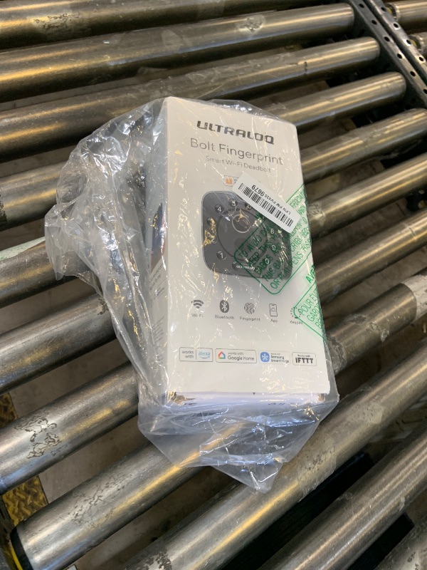 Photo 1 of ULTRALOQ Bolt Fingerprint Smart Lock with Door Sensor, Built-in WiFi, Works with Apple Home, Alexa, Google, SmartThings, Keyless Entry Deadbolt with App, Code, Remote Control, Auto-Lock, BHMA Cert.