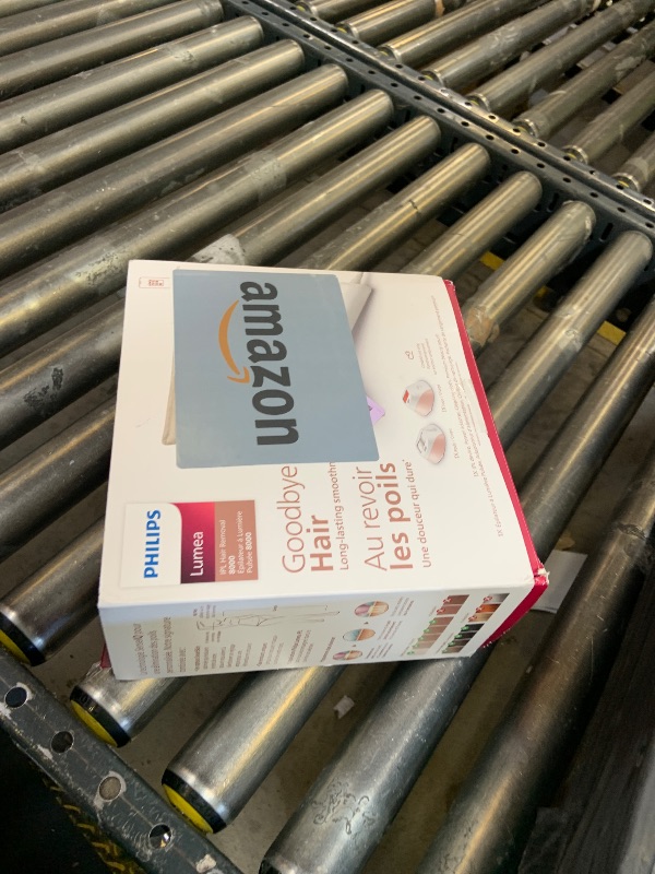 Photo 1 of Philips Lumea 8000 Series IPL Hair Removal Device, Personal Permanent At Home Laser Hair Reduction, for Women & Men, SenseIQ Technology, 2 Attachments for Body & Face, BRI932/03