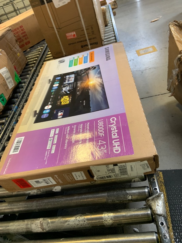 Photo 1 of Samsung 43-Inch Class Crystal UHD U8000F 4K Smart TV (2025 Model) Endless Free Content, Crystal Processor 4K, MetalStream Design, Knox Security, Alexa Built-in