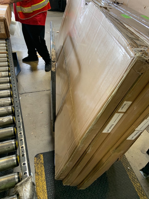 Photo 1 of SMIROR LED Bathroom Mirror with Lights 72"x 40", Rounded Rectangle Lighted Vanity Mirror for Wall, Front Lit and Backlit, 3 Colors, Dimmable, Anti-Fog, Tempered Glass (Horizontally/Vertically)