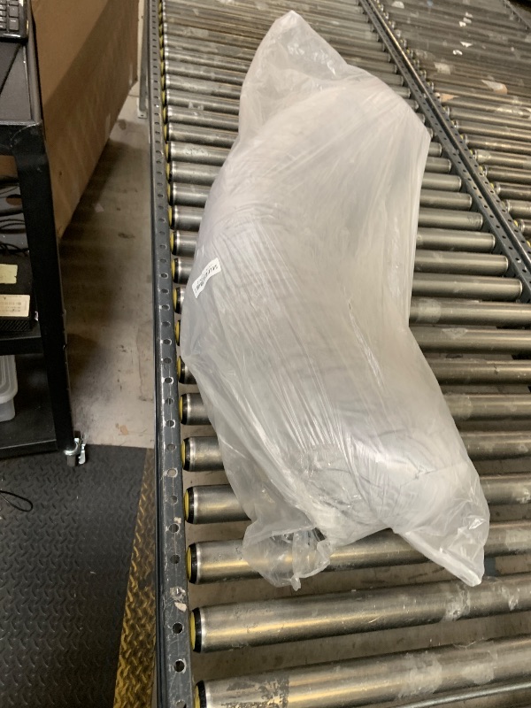 Photo 1 of 1 MIDDLE ONE Body Pillow, Memory Foam Round Body Pillows for Adults, Firm Long Bolster Pillow for Bed, Cylinder Tube Roll Pillow with Velvet Cover, 47x7.87 Inches, Grey