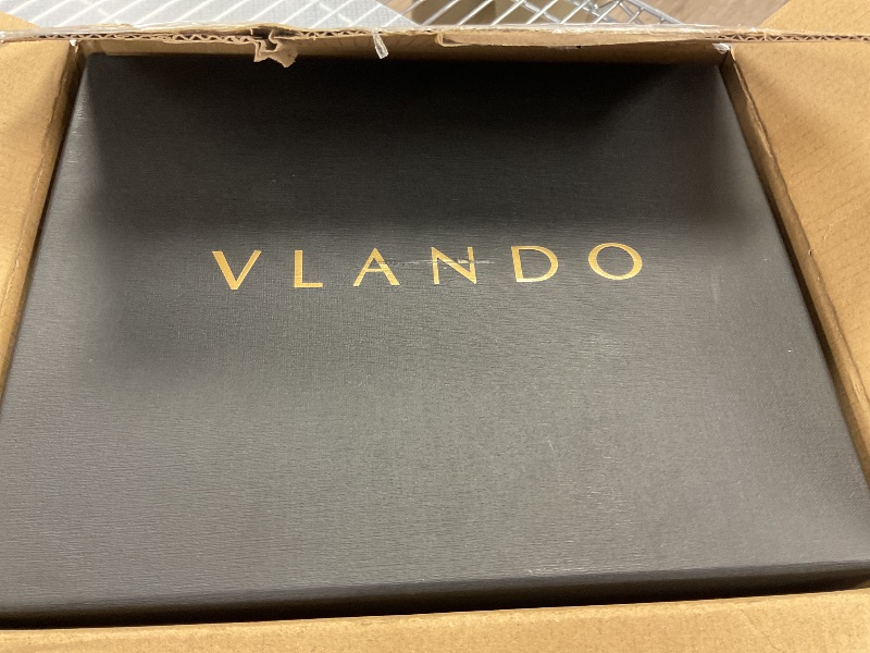 Photo 5 of Vlando Automatic Double Watch Winder - Watch Winder Box with Men Jewelry Organizer Tray, Japanese Quiet Motor, LED Light, Adjustable Watch Pillows - Red