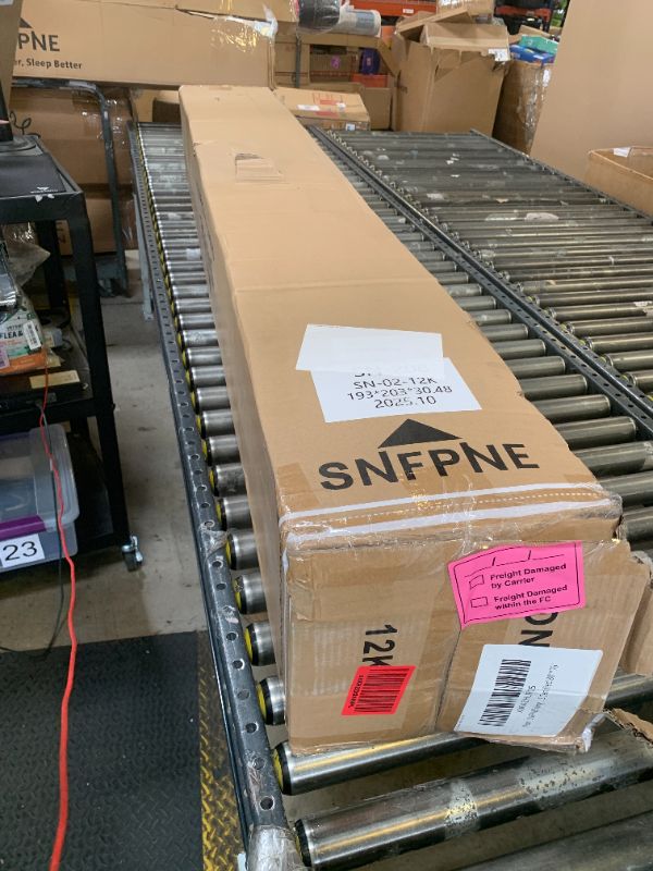 Photo 1 of SNFPNE King Size Mattress 12 Inch, Hybrid Memory Foam Mattress in a Box?Medium Firm with Zoned Pocket Coils Support and Motion Isolation Design,CertiPUR-US Certified,80"*76"