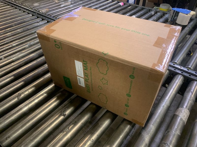 Photo 1 of Uniency Thick Foam Floor Mat, 71"x59" Non-Slip Soft Cushioned Mat for Home & Office, Non-Toxic Floor Cushion for Living Room, Bedroom, Yoga, Pets & Play(Grey)