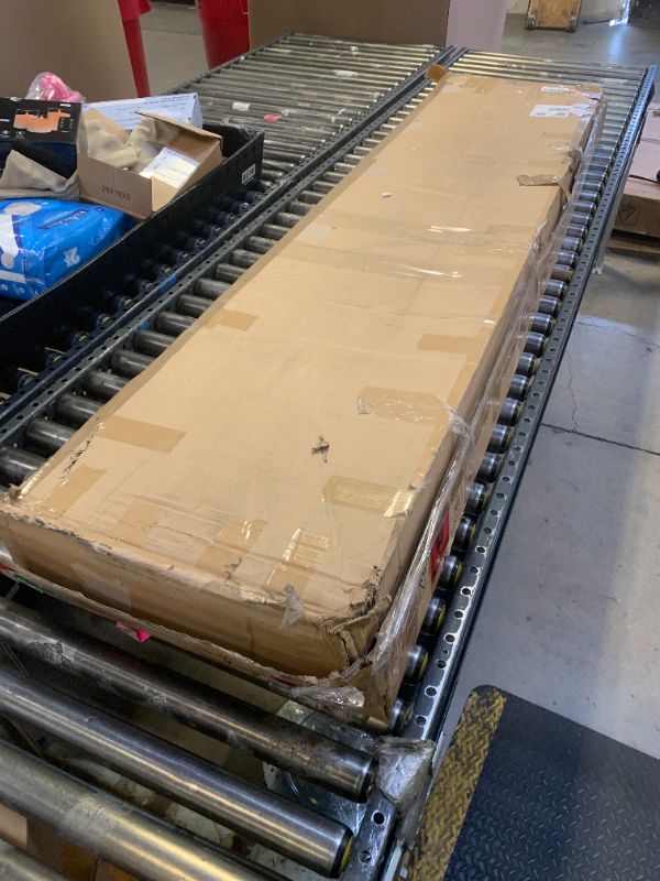 Photo 1 of Novilla Full Size Bed Frame with Adjustable Headboard Platform Full Bed Frame with Linen Fabric Upholstered Headboard, No Box Spring Needed, Noise-Free, Wooden Slats Support, Easy Assembly, Beige