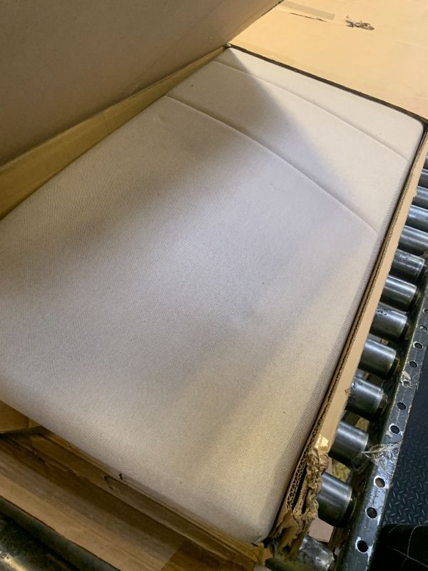 Photo 1 of Novilla Full Size Bed Frame with Adjustable Headboard Platform Full Bed Frame with Linen Fabric Upholstered Headboard, No Box Spring Needed, Noise-Free, Wooden Slats Support, Easy Assembly, Beige