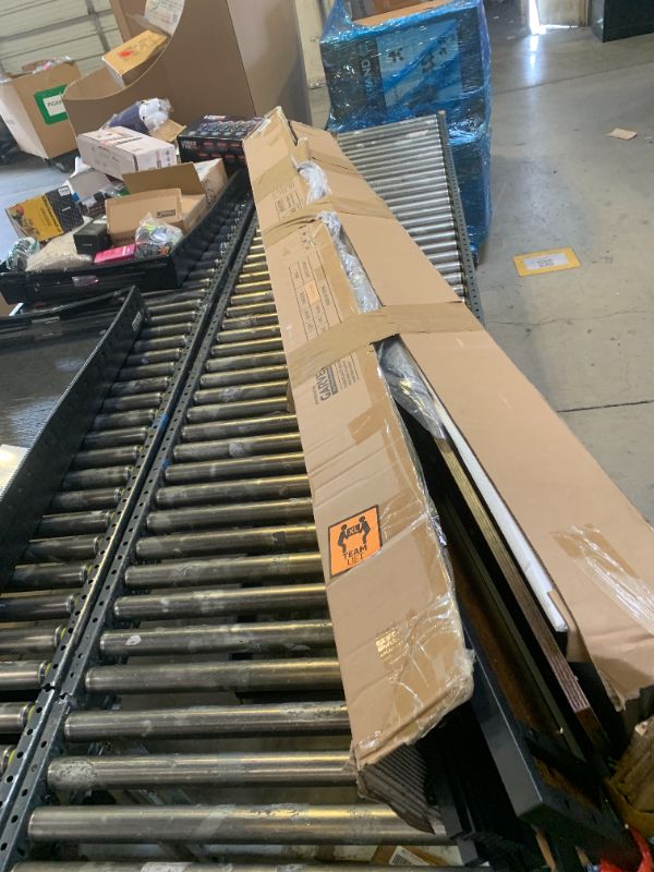 Photo 1 of Garvee Queen Size Metal Platform Bed Frame with Ottoman Storage, Vintage Brown Wooden Headboard, Noise-Free, Sturdy Metal Support, No Box Spring Required, Modern & Stylish Design for Bedroom