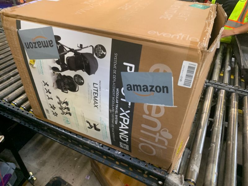 Photo 1 of Evenflo Pivot Xpand Modular Travel System with LiteMax Infant Car Seat (Sabino Gray)