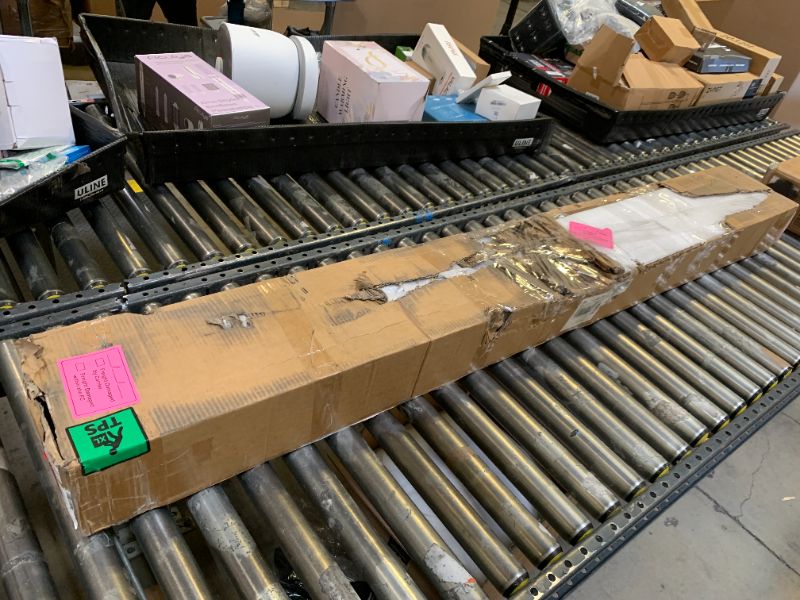 Photo 1 of Egadis 2 Pack 36 in. H x 6 ft. W Porch and Deck Railing Kit with Light, Black Textured AAMA 2604 Powder-Coat Finish Aluminum Stair Railing Outdoor for Concrete Steps or Wooden Stairs (2 Post, 2 Panel)