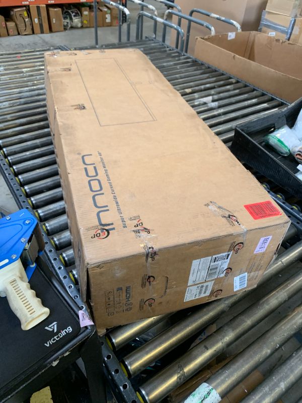 Photo 1 of INNOCN 49" Curved Gaming Monitor 144Hz Ultrawide 32:9 WDFHD 3840 x 1080P, R1800, 99% sRGB, HDR400, USB Type C, DisplayPort, HDMI, Built-in Speakers, Height/Tilt Adjustable - 49C1G