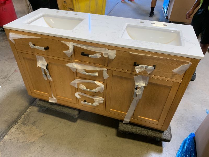 Photo 1 of 2 Person BathroomVanity Sink Cabinet  