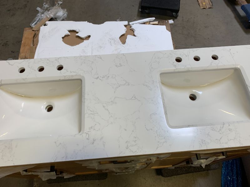 Photo 1 of 2 Person BathroomVanity Sink Cabinet  