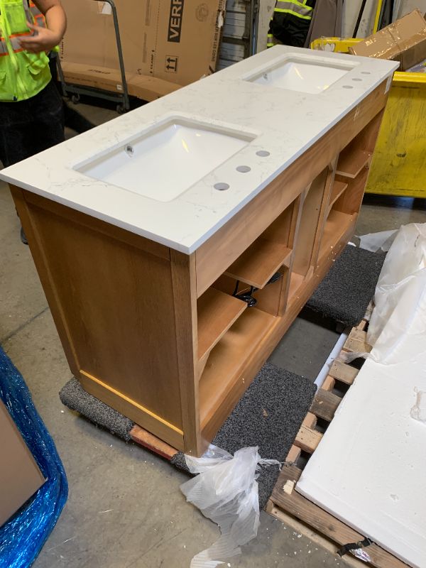 Photo 1 of 2 Person BathroomVanity Sink Cabinet  