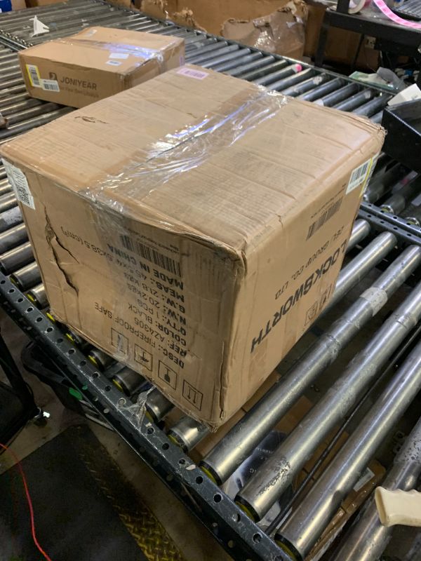 Photo 1 of 1.2 Cubic Feet Fireproof Safe Box, Fireproof Home Safe for Money, Jewelry, Documents and Valuables W/Digital Keypad, Alarm System, Removable Shelf, Home and Office Use Document Box