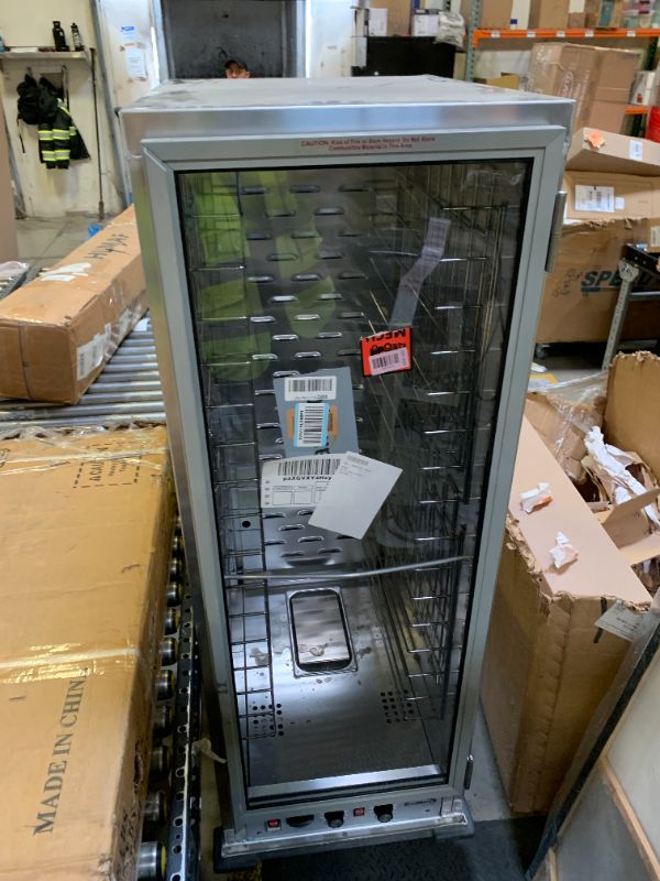 Photo 1 of KoolMore 33 in. Commercial Insulated Heated Holding/Proofing Cabinet with Glass Door and Wire Racks in Silver, UL and NSF Listed (KM-CHP36-WIGL)