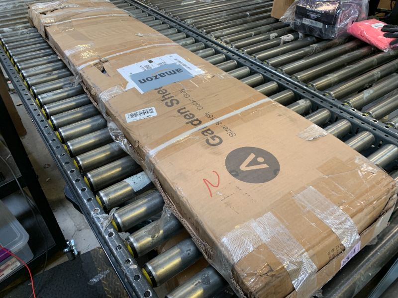 Photo 1 of Garvee 8x15 ft Storage Shed, Galvanized Steel Metal Outdoor Shed with Sloping Roof, Lockable Doors & Air Vents, Ideal for Backyard, Garden, Patio, Lawn, Dark Grey