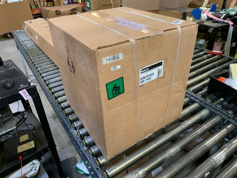 Photo 1 of SentrySafe Waterproof and Fireproof Alloy Steel Digital Safe Box for Home with Code Button Keypad, 1.23 Cubic Feet, 17.8 x 16.3 x 19.3 Inches (exterior), SFW123GDC