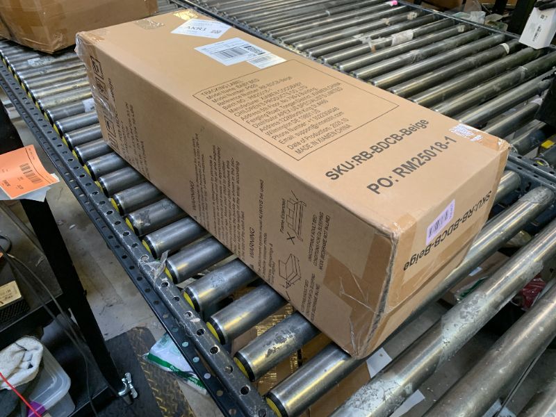 Photo 1 of Rinnebbit Baby Bassinets Bedside Sleeper, 4 in 1 Portable Bedside Crib w/Mattress, Diaper Changer, Storage Basket, Music Box, Carry Bag, Foldable Playard Sleeper for Newborn (Beige)