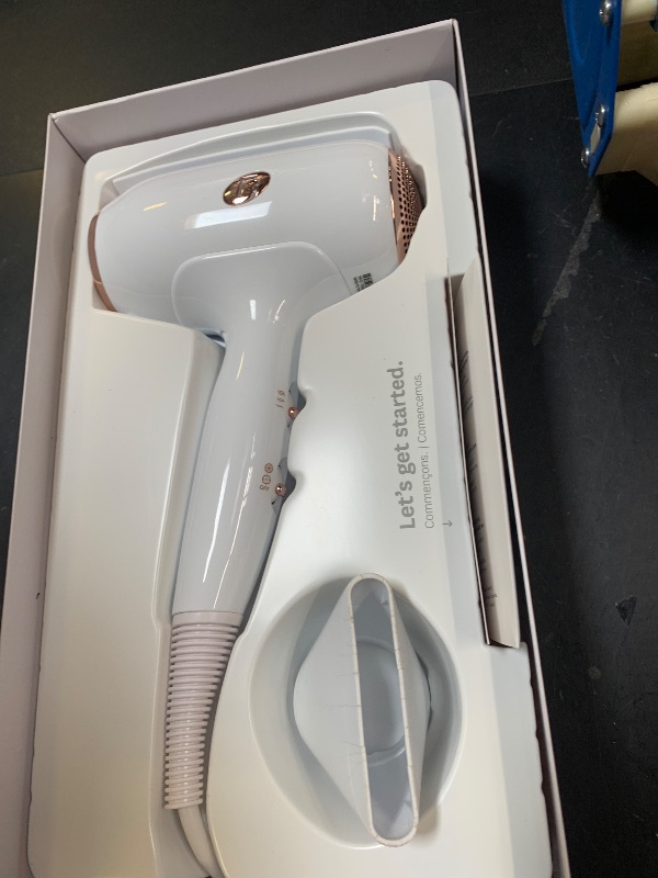 Photo 1 of T3 Fit Compact Hair Dryer, White/Rose Gold, 1 Count