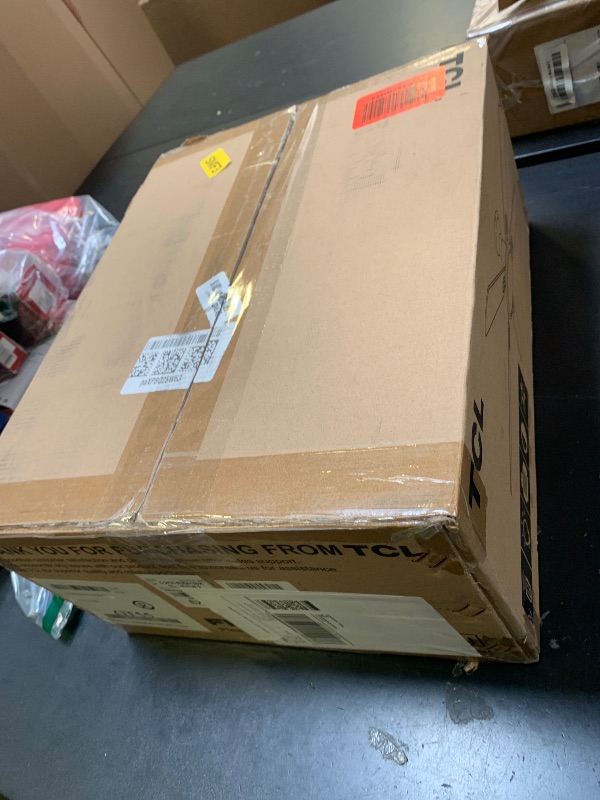 Photo 1 of **********MISSING PARTS*******
TCL 52" Low Profile Ceiling Fan with Light, Slim, White, Flush Mount, DC Reversible Motor, 6 Speeds, Remote Control, Noiseless, Dimmable, LED Light, 3CCT, Modern Ceiling Fan for Bedroom Living Room
