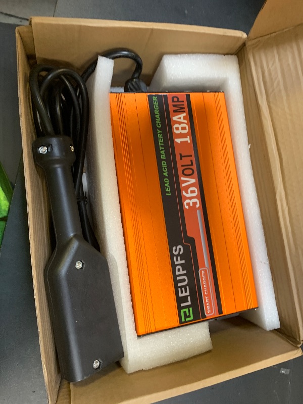 Photo 1 of ?Upgrade? 18 Amp 36 Volt Golf Cart Battery Charger, Compatible with EZGO TXT Golf Carts with D Style Plug, 3-Year Warrnaty