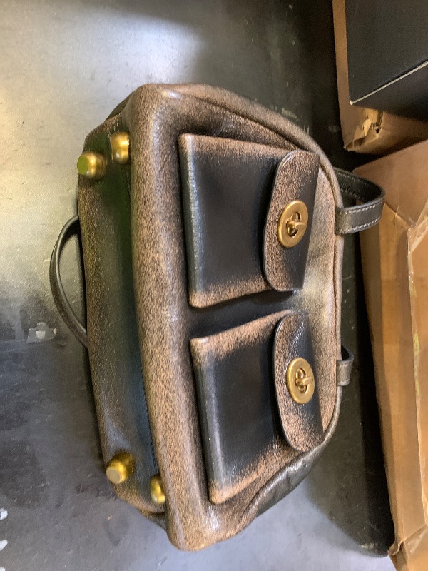 Photo 1 of Coach The Originals Loved Leather Twin Pocket Bag