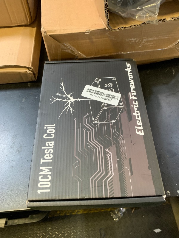 Photo 1 of 10 Cm Solid State Bluetooth Musical Tesla Coil Touchable Artificial Lightning Spark Gap Arc Generator Desktop Toy Arc Plasma Electric Power Wireless Transmission Science Teaching Experiment Model