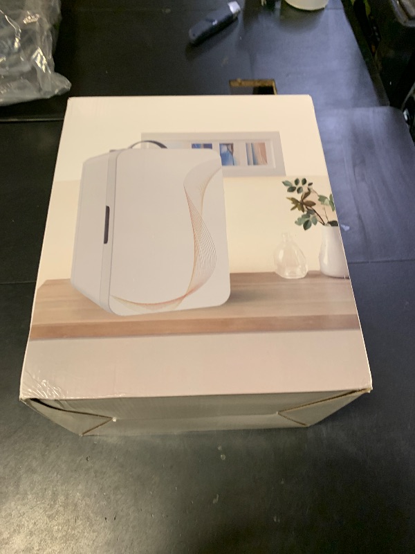 Photo 1 of Mini Fridge for Bedroom, 6L/8 Cans Skincare Fridge Portable Small Refrigerator, Cooler and Warmer Compact Refrigerator for Skin Care Makeup, Office Dorm and Car, Includes Home Plug & 12V Car Charger