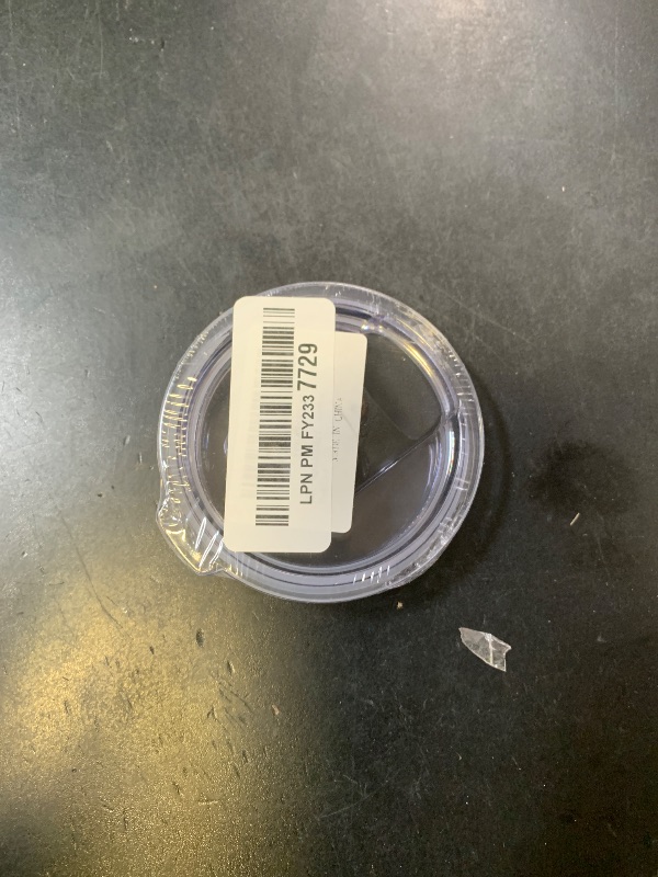 Photo 1 of 10 oz Magnetic Slider Replacement Mug Lid Compatible with Ember First and Second Generation Mugs,Splash-Proof, Black/Clear