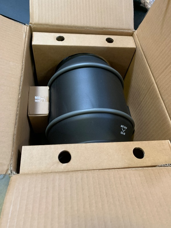 Photo 1 of Toolazy 6 Inch Inline Duct Fan, 405 CFM Quiet EC Motor Ventilation Fan with 10-Speed PWM Controller, Low Noise 31dB Mixed-Flow Exhaust Fan for Grow Tent Hydroponics HVAC Cooling Bathroom