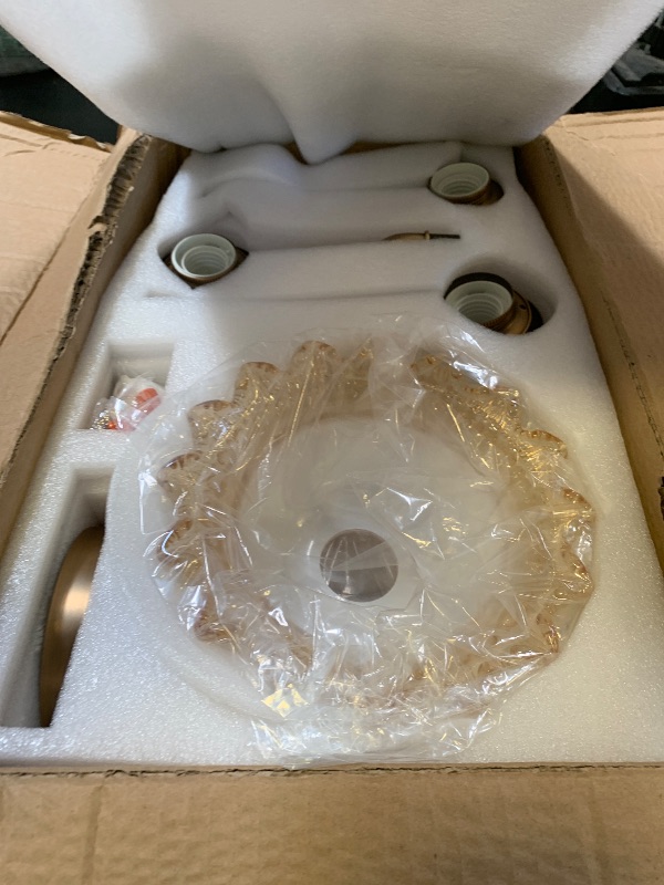 Photo 1 of XIEDUN Brass 3 Light Vanity Light Vintage Bathroom Vanity Light Fixture