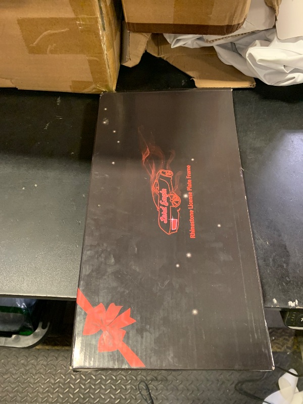 Photo 1 of [2 Pack] AB Bling License Plate Frames - 1200+ Hand-Set Iridescent Rainbow Crystals - Rust-Proof Stainless Steel, 100% Street Legal - Girly Car Accessories Gifts for Women (Placas de Carro Mujer)