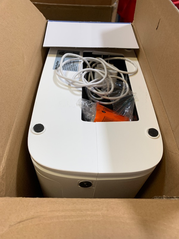 Photo 1 of Air Purifiers for Home Large Room, Cover Up to 2400 Ft² with True HEPA Filter, Smart Mode, PM2.5 Air Quality Display, 22dB Sleep Mode, Aromatherapy with 2X-Purification & 360°Air Outlet, HAP603