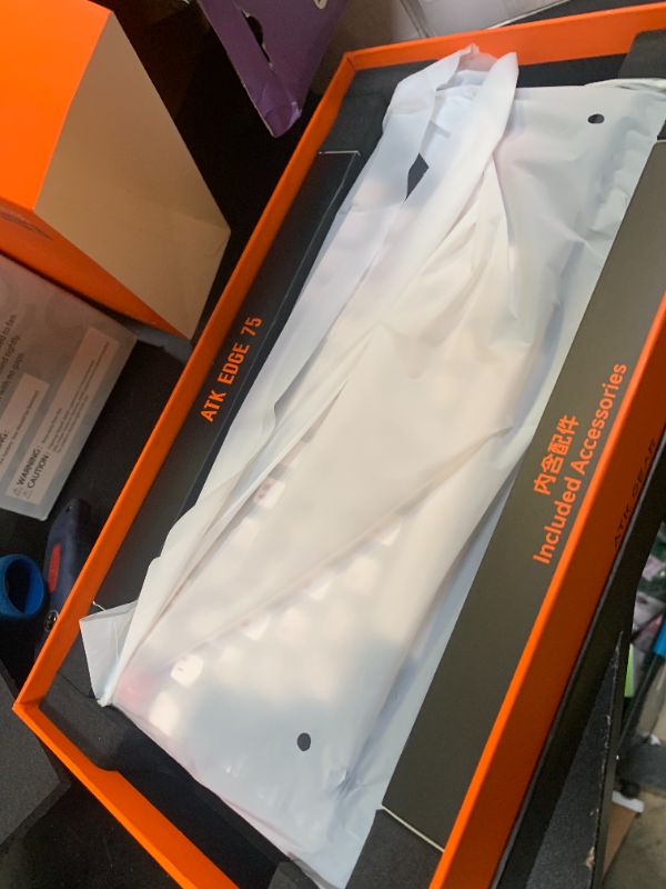 Photo 1 of ATK Edge 75 HE Esports Magnetic Keyboard, 75% 82-Key, Gasket Structure, Ball-Catch Rapid Assembly, 0.005–3.3 mm Precision (Obsidian Black)